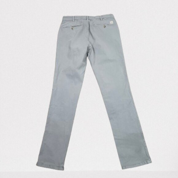 Marine Layer Men's 5 Pocket Slim Fit Pants in Light Gray Size 30/32 - Picture 6 of 8